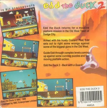 Edd the Duck 2 - Back with a Quack! box cover back